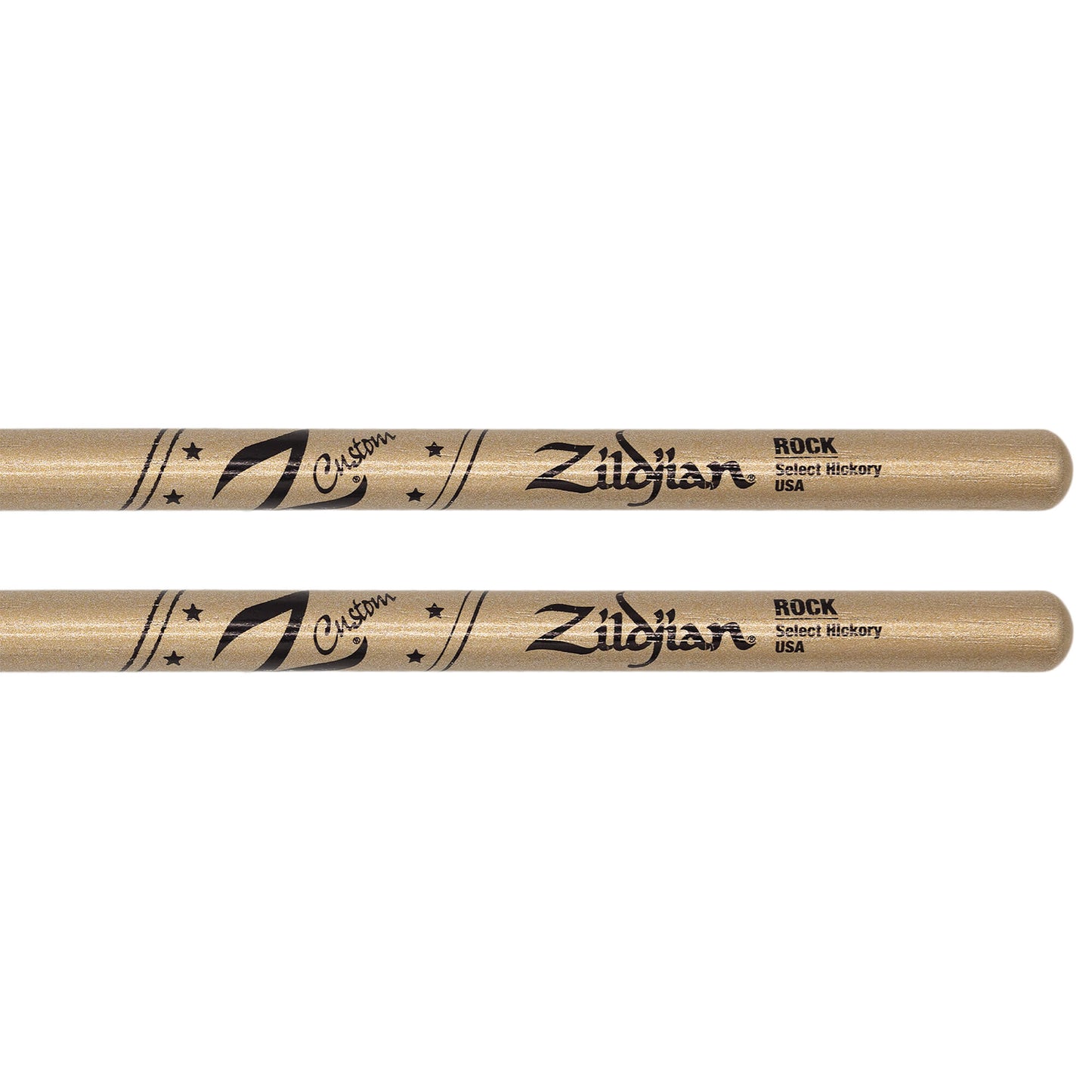 Z Custom LE Drumstick Collection ROCK Gold Chroma, Wood Tip