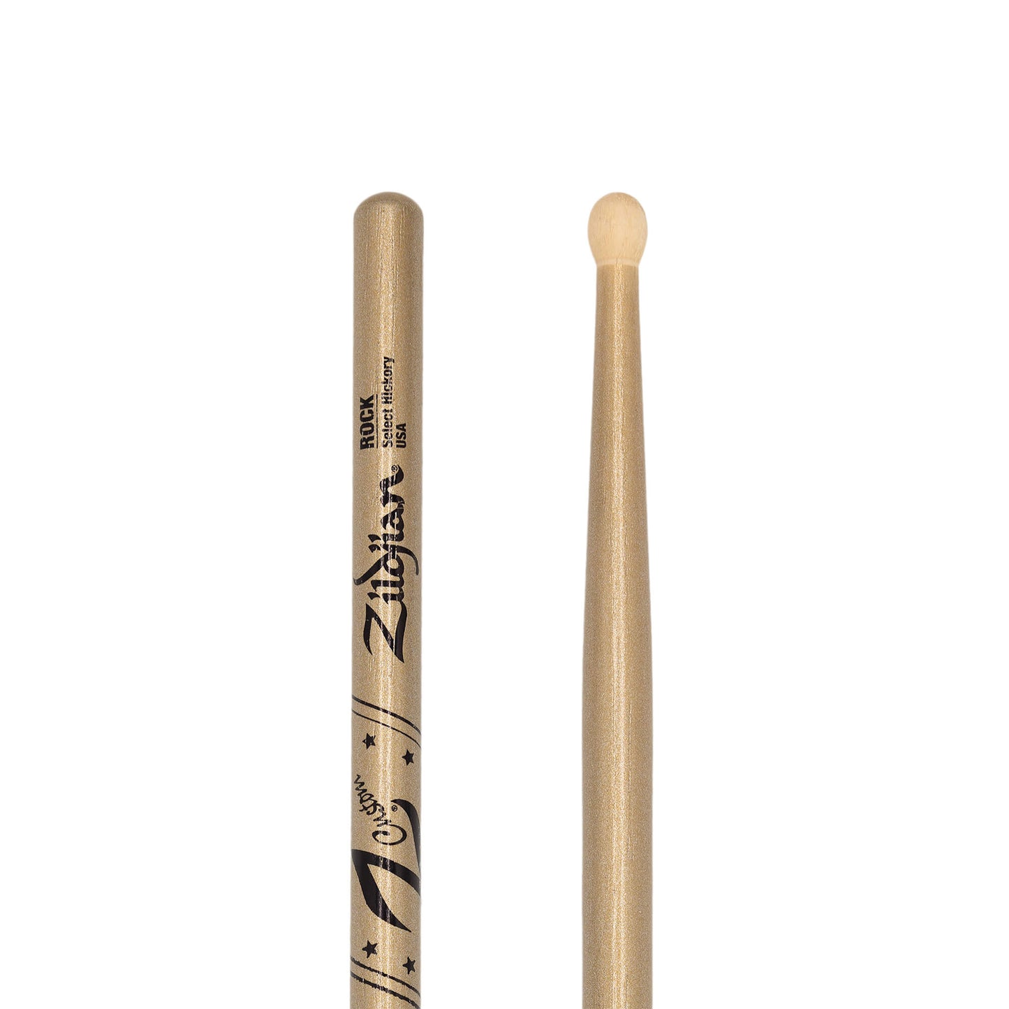 Z Custom LE Drumstick Collection ROCK Gold Chroma, Wood Tip