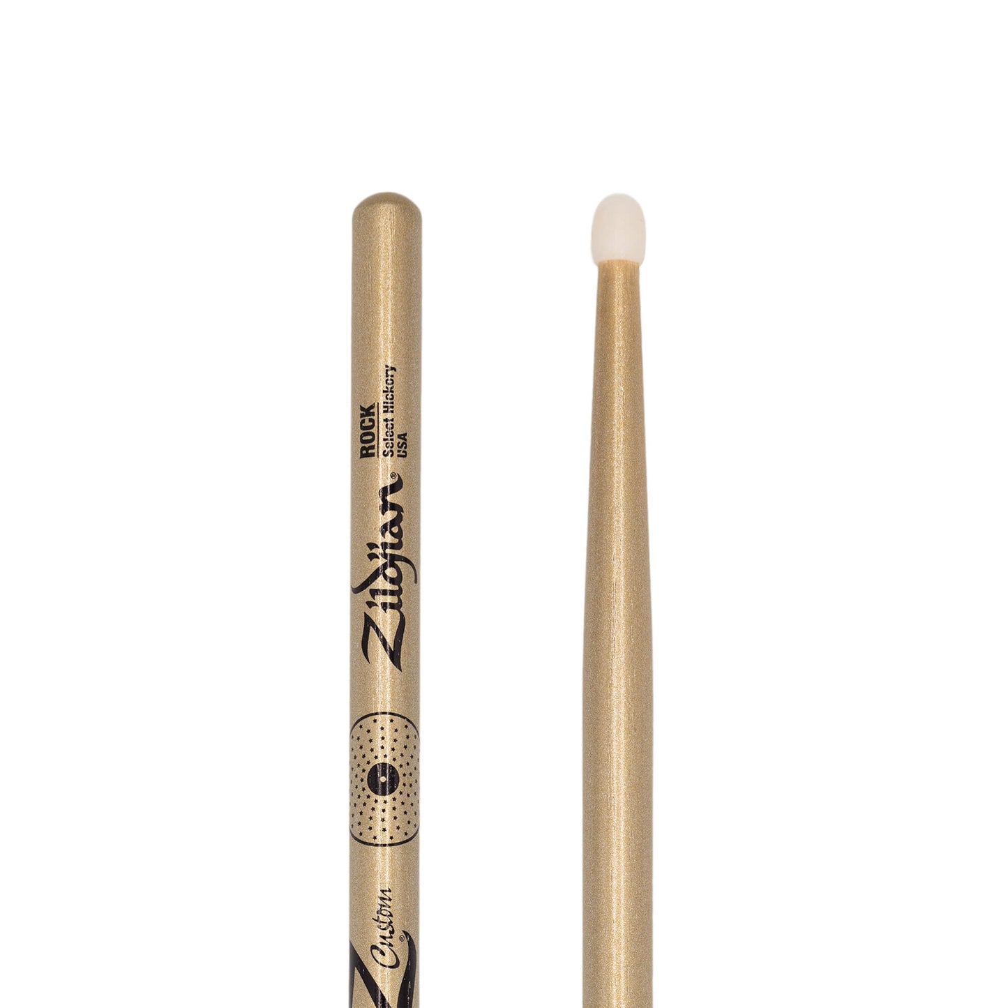 Z Custom LE Drumstick Collection ROCK Gold Chroma, Nylon Tip
