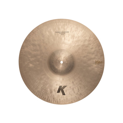 Top-down view of the 18" K Klassisch Symphonic Medium Heavy Pair