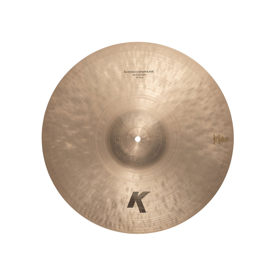 Top-down view of the 18" K Klassisch Symphonic Medium Heavy Pair