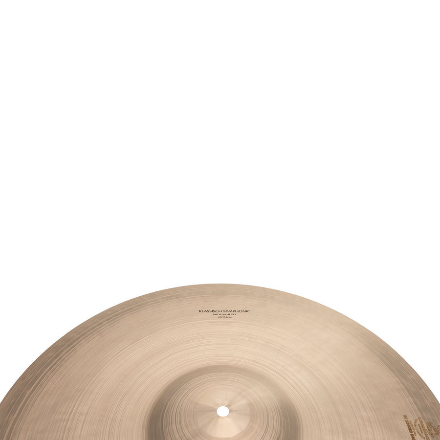 20" K Klassisch Symphonic Medium Heavy Pair Detail