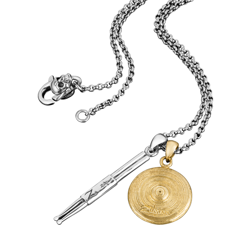 Key x Zildjian Handcrafted Sterling Silver Men's Pendant with Brass  Details – Clocks and Colours