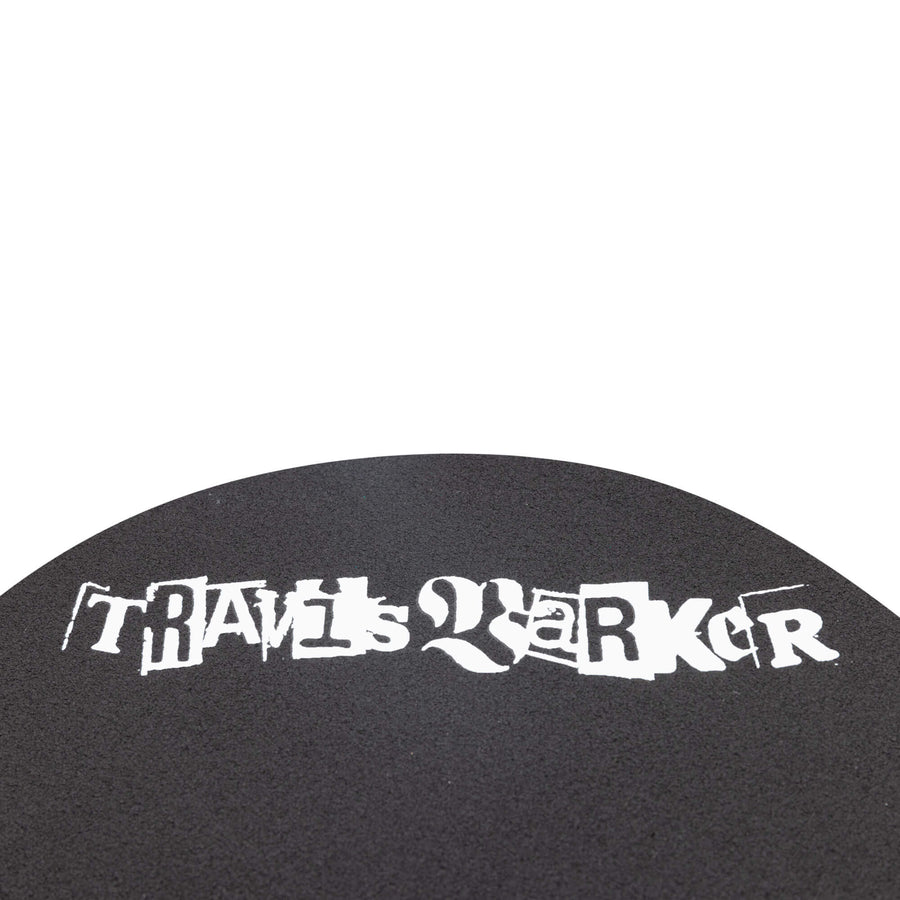 Travis Barker logo detail on the front side of practice pad