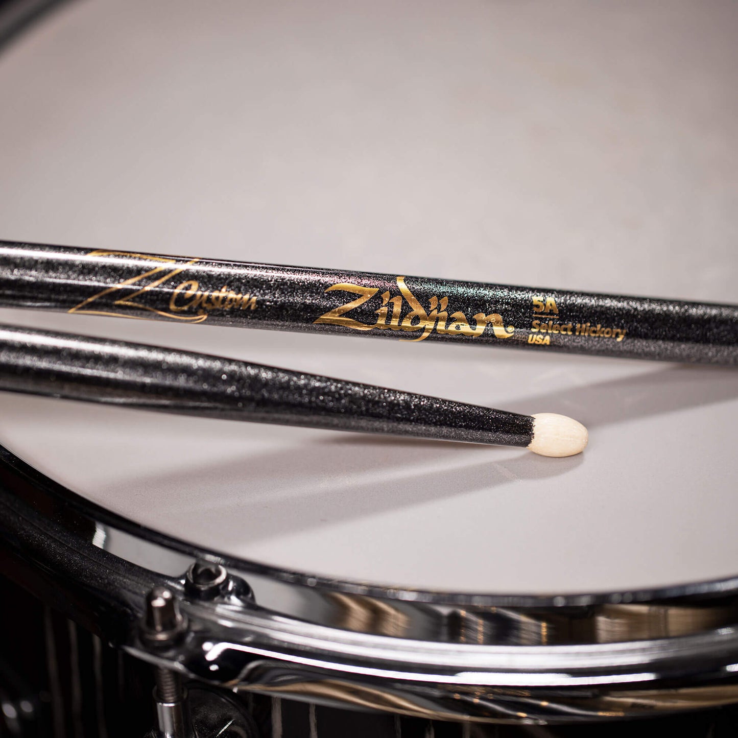 Z Custom LE Drumstick Collection 5A Black Chroma, Wood Tip
