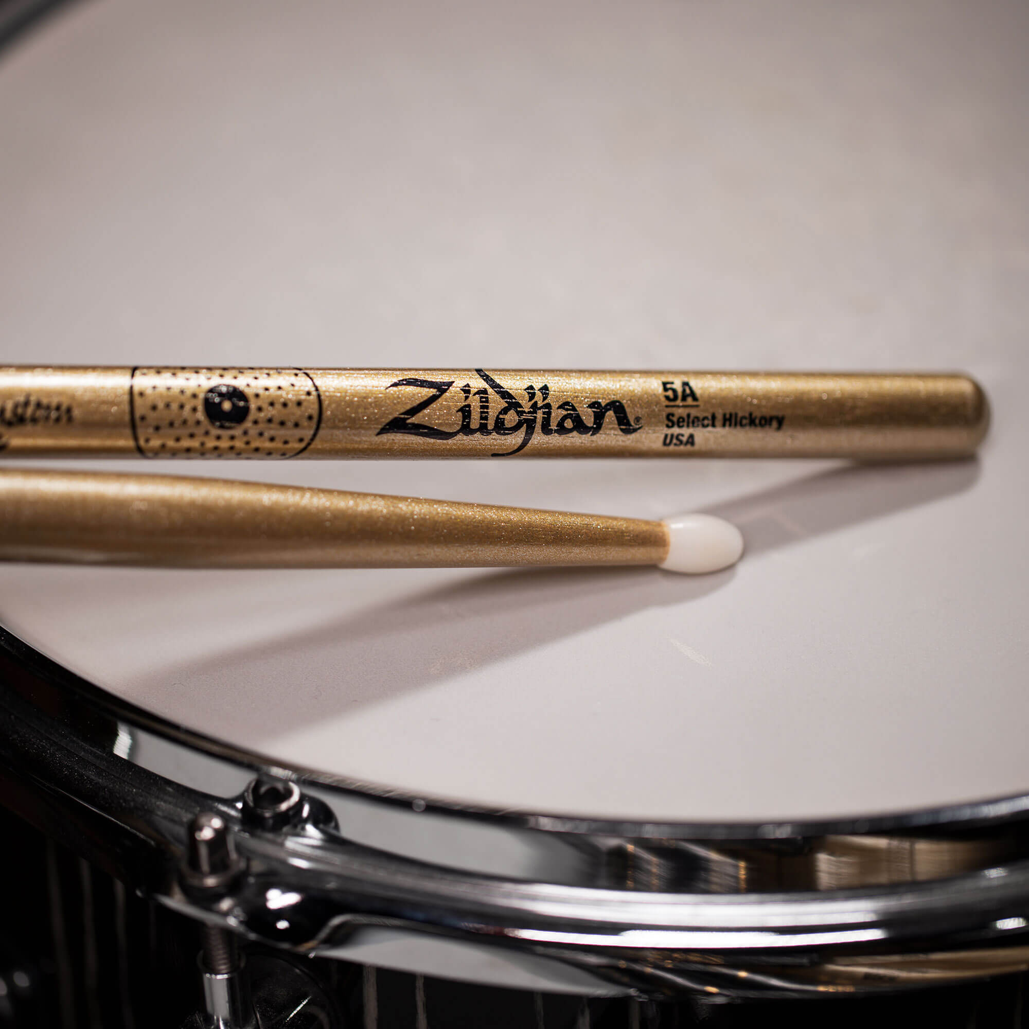 Z Sticks Z Custom LE Drumstick Collection 5A Gold Chroma, Nylon Tip – Zildjian