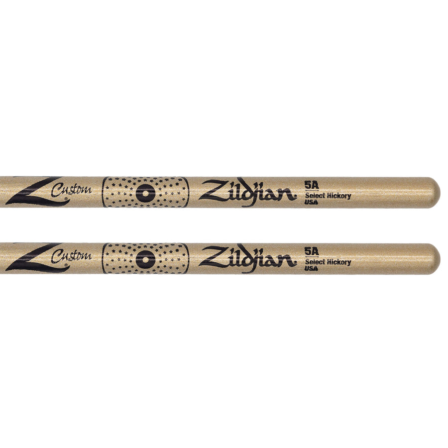Z Custom LE Drumstick Collection 5A Gold Chroma, Nylon Tip