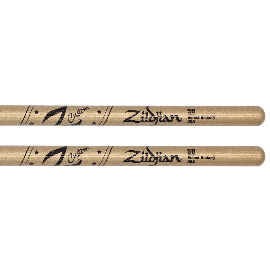 Z Custom LE Drumstick Collection 5B Gold Chroma, Wood Tip