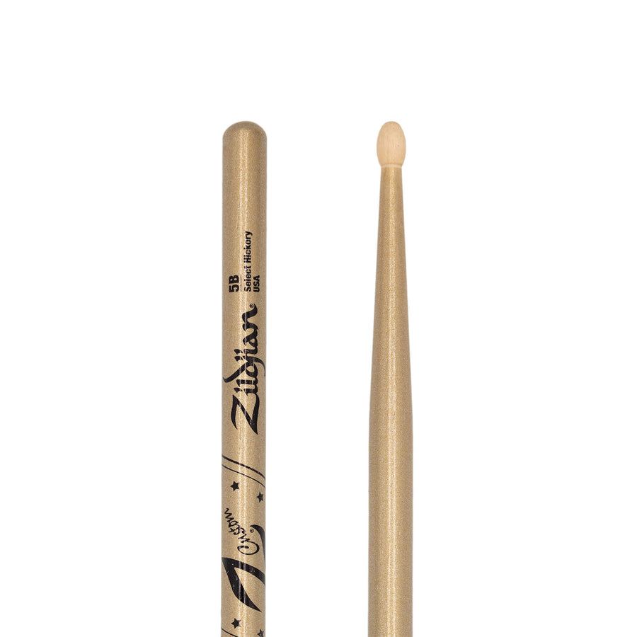Z Custom LE Drumstick Collection 5B Gold Chroma, Wood Tip