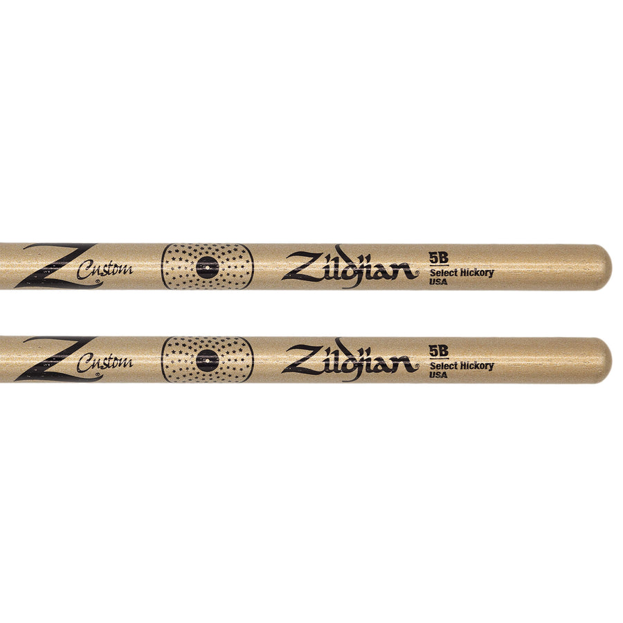 Z Custom LE Drumstick Collection 5B Gold Chroma, Nylon Tip