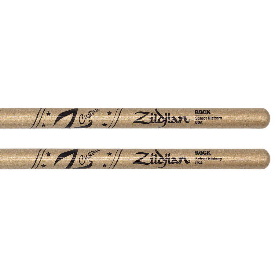 Z Custom LE Drumstick Collection ROCK Gold Chroma, Wood Tip