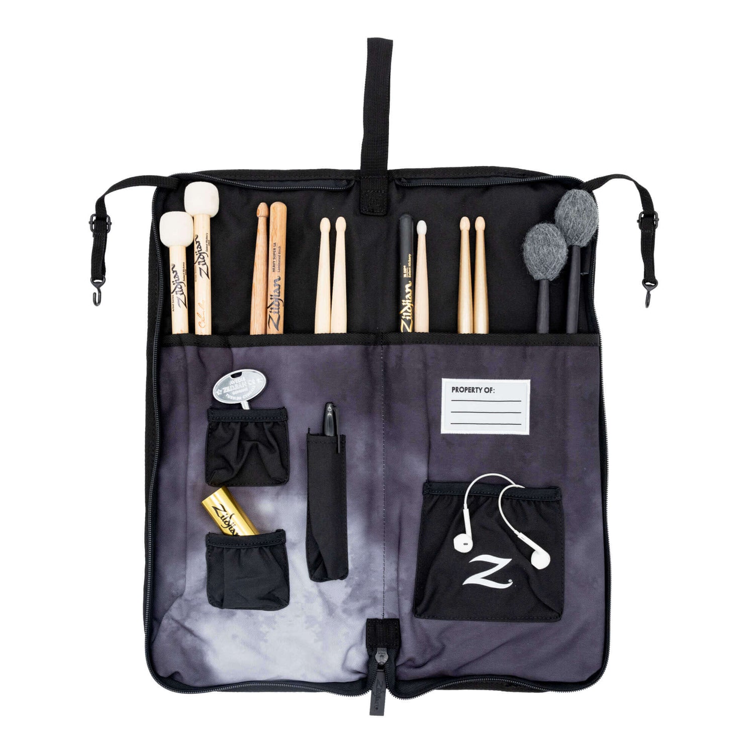 Zildjian Student Backpack Stick Bag in Purple Galaxy Zildjian Student Backpack Stick Bag in Purple Galaxy
