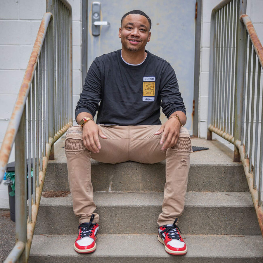 Zildjian Long Sleeve Black Tee