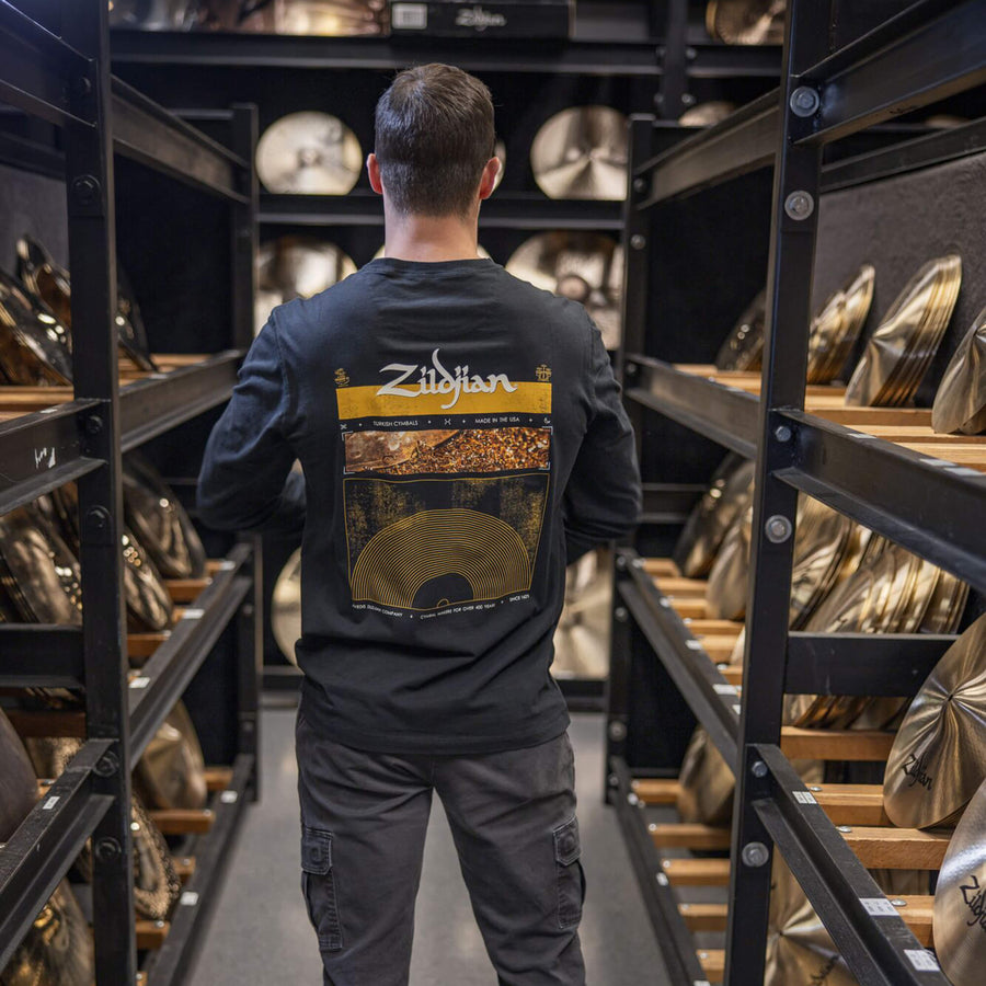 Zildjian Long Sleeve Black Tee