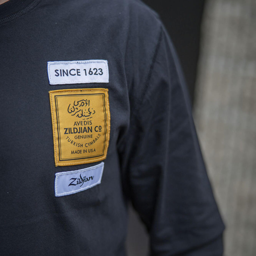 Zildjian Long Sleeve Black Tee