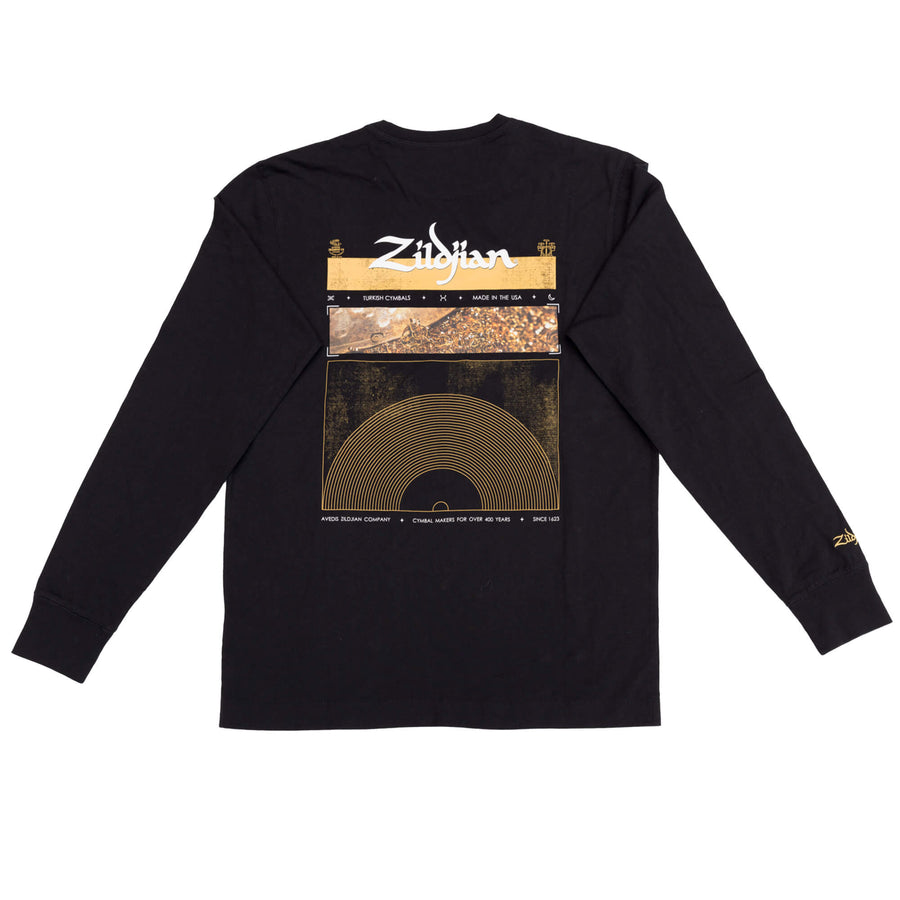 Zildjian Long Sleeve Black Tee