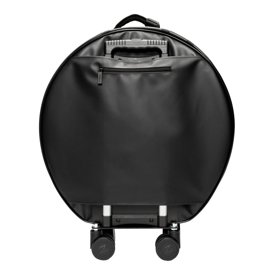 Back of Black Zildjian Touring 24" Rolling Cymbal Bag