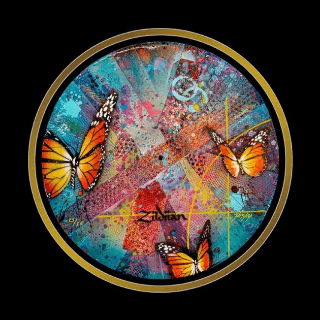 ZILDJIAN X RISK LTD EDITION PAPER CYMBAL PRINTS