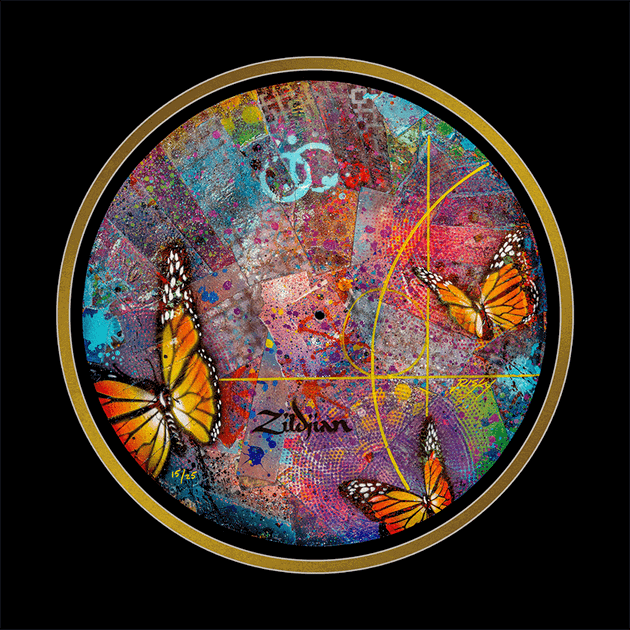 ZILDJIAN X RISK LTD EDITION PAPER CYMBAL PRINTS