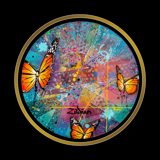 ZILDJIAN X RISK LTD EDITION PAPER CYMBAL PRINTS