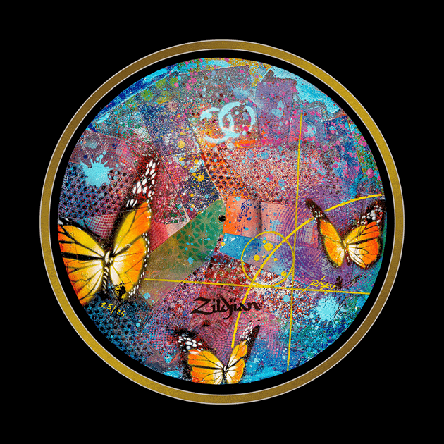 ZILDJIAN X RISK LTD EDITION PAPER CYMBAL PRINTS