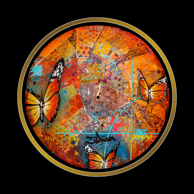 ZILDJIAN X RISK LTD EDITION PAPER CYMBAL PRINTS