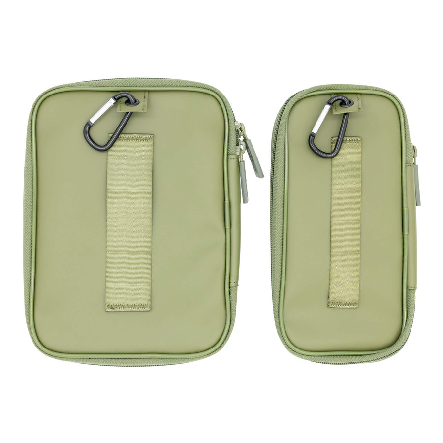 Back side of Green Zildjian Accessory Pouches