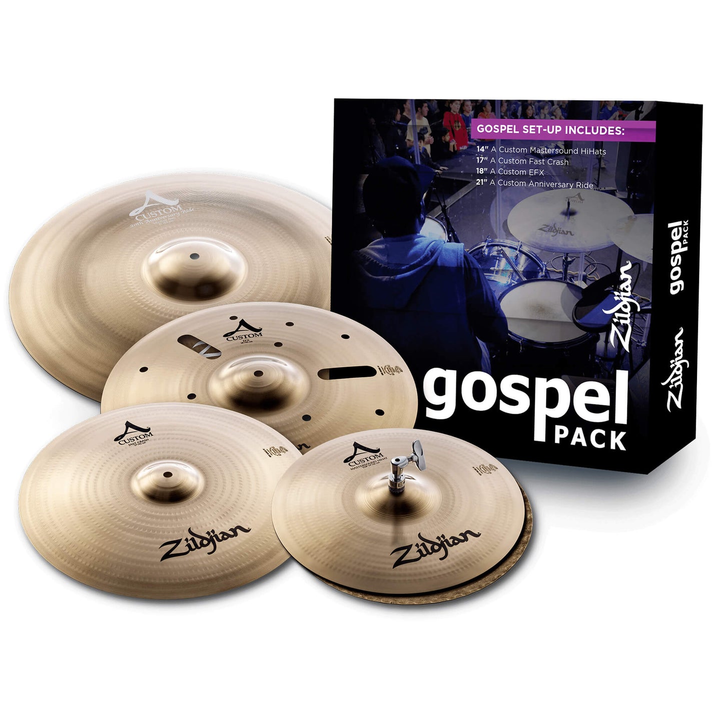 A Custom Gospel Cymbal Pack