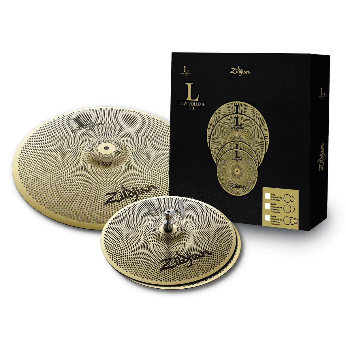 L80 Low Volume Cymbal Pack - 13/18