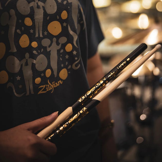 Zildjian 5A Limited Edition 400th Anniversary Classical Nylon Dip Drumsticks