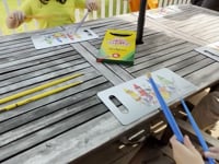 Zildjian x Crayola Pack, 6 Kids Drumsticks & Pad