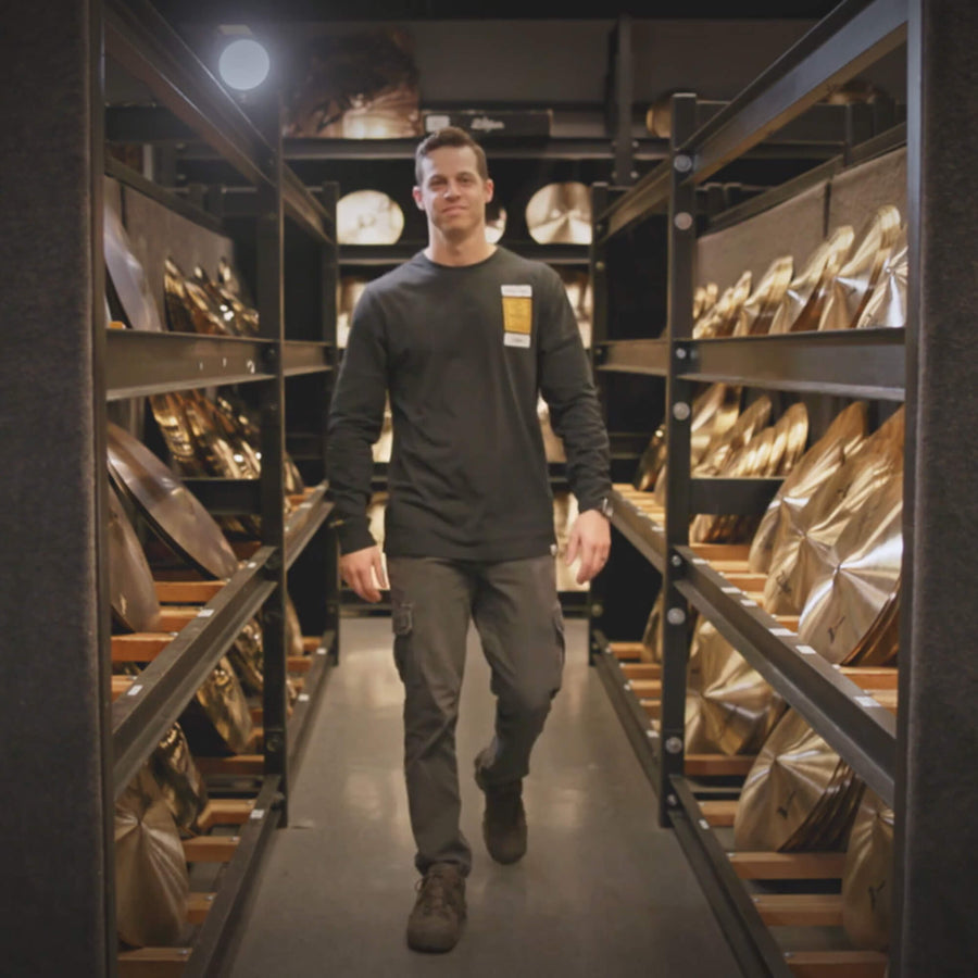 Zildjian Long Sleeve Black Tee