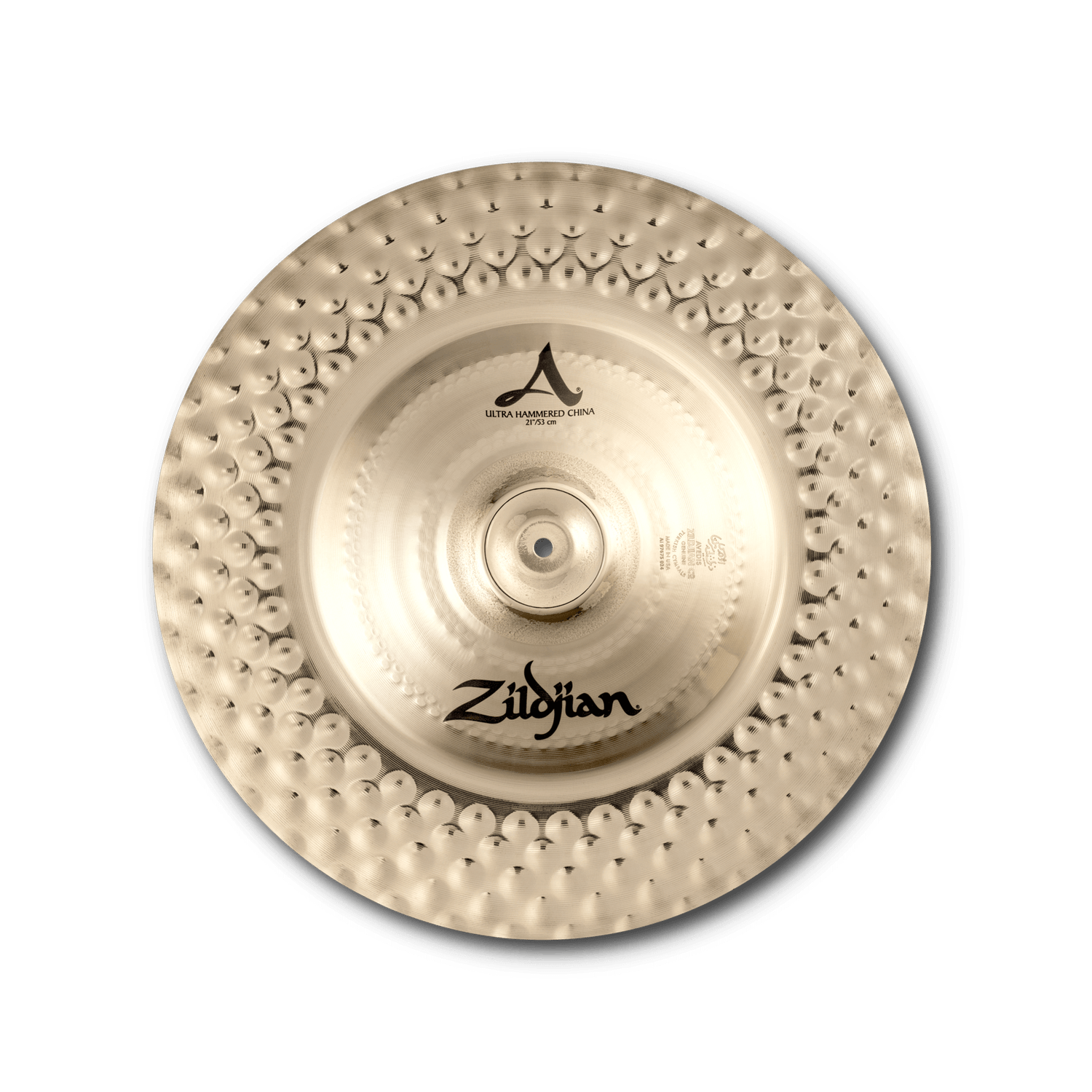 A Zildjian Ultra Hammered Chinas
