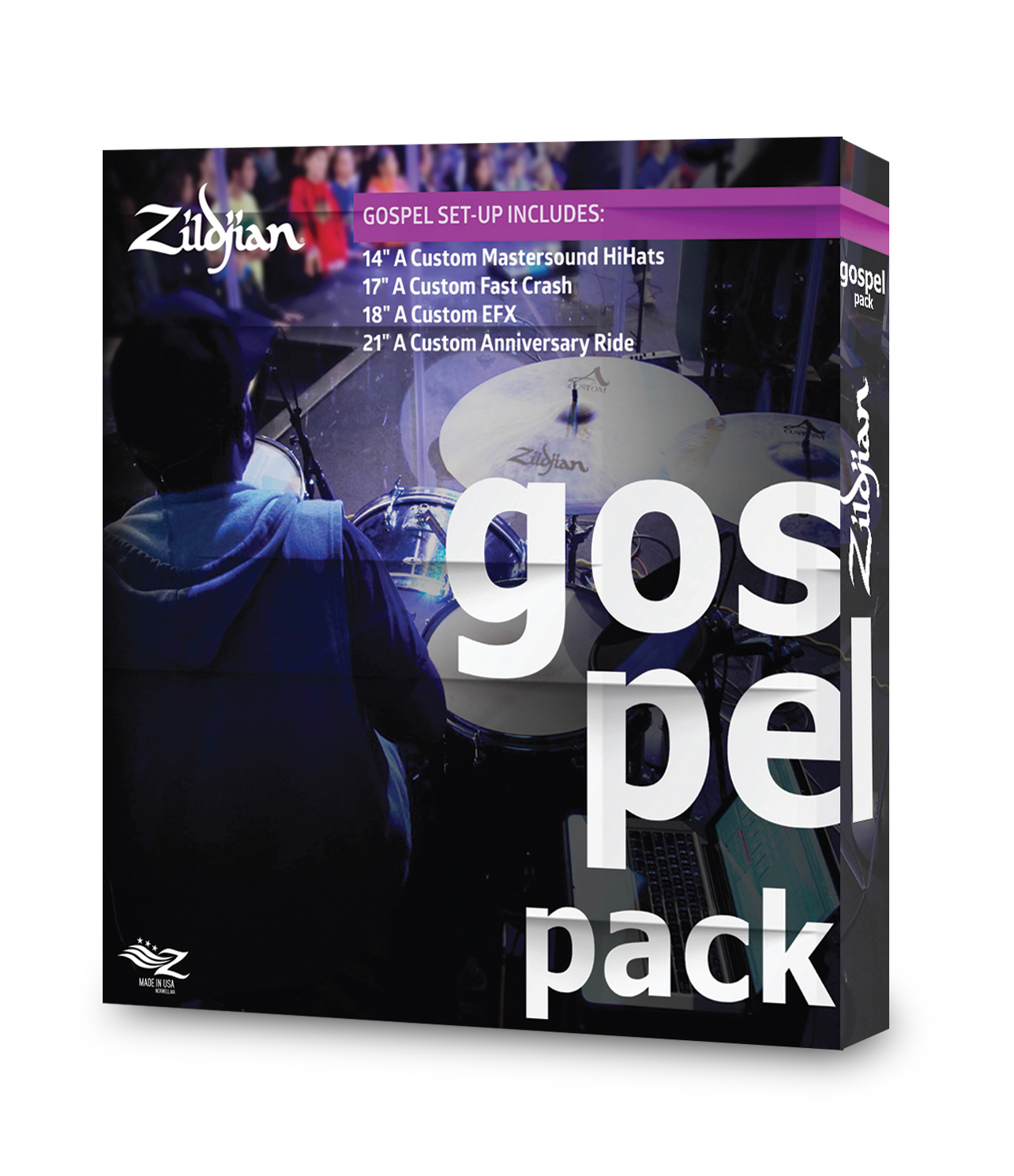 A Custom Gospel Cymbal Pack Zildjian
