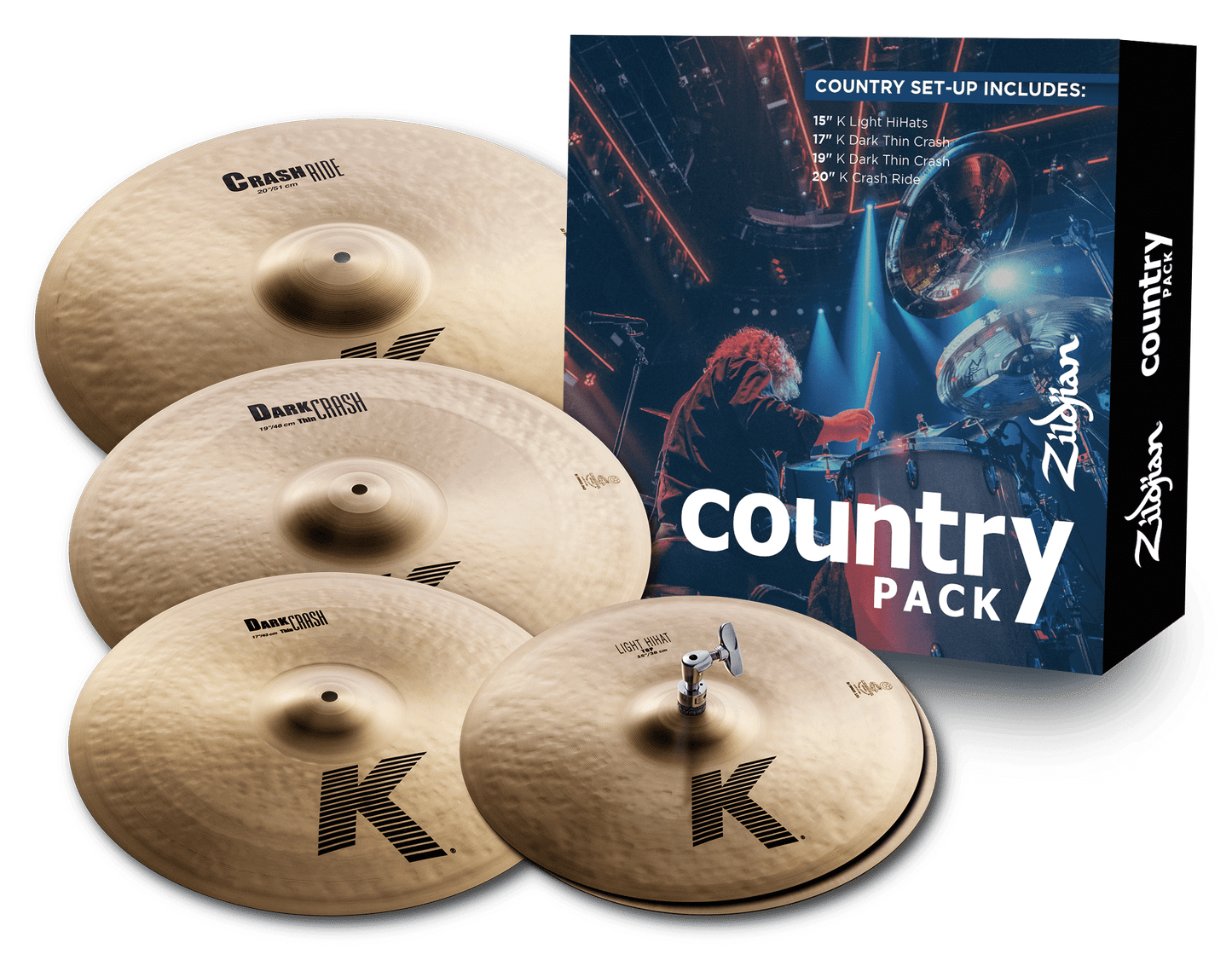 K Zildjian Country Cymbal Pack