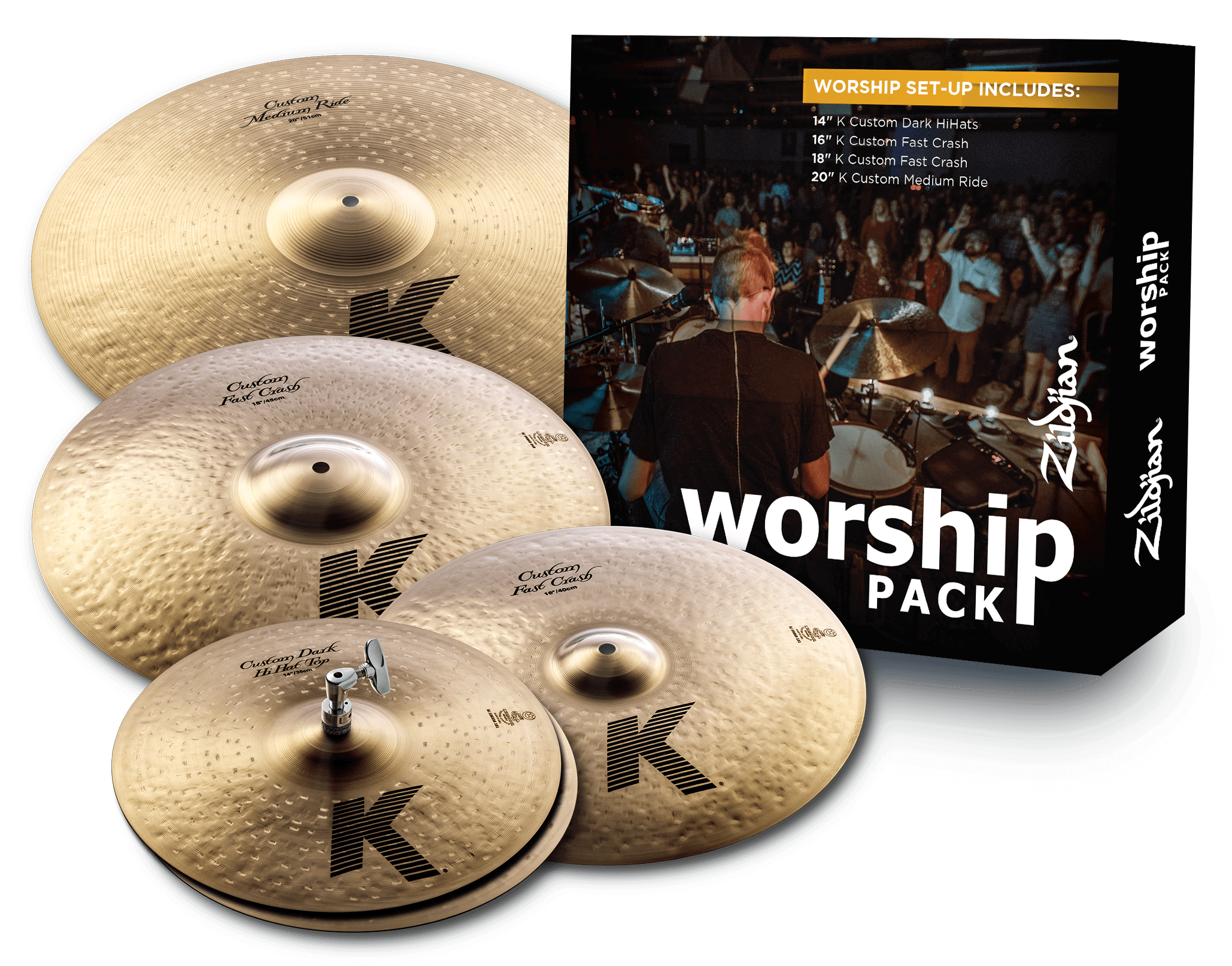 K Custom Worship Cymbal Pack – Zildjian