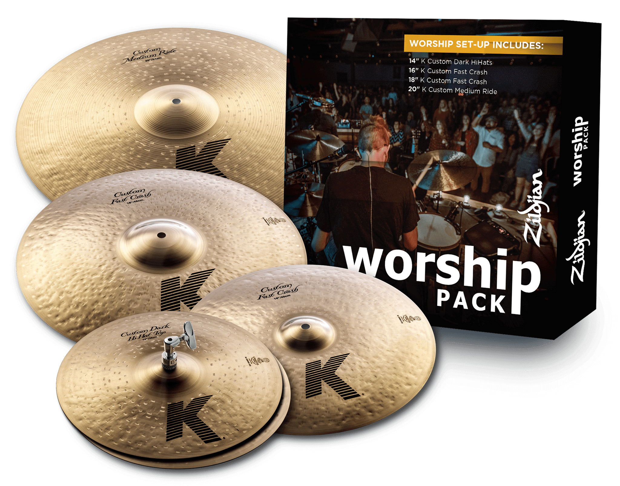 K Custom Worship Cymbal Pack Zildjian
