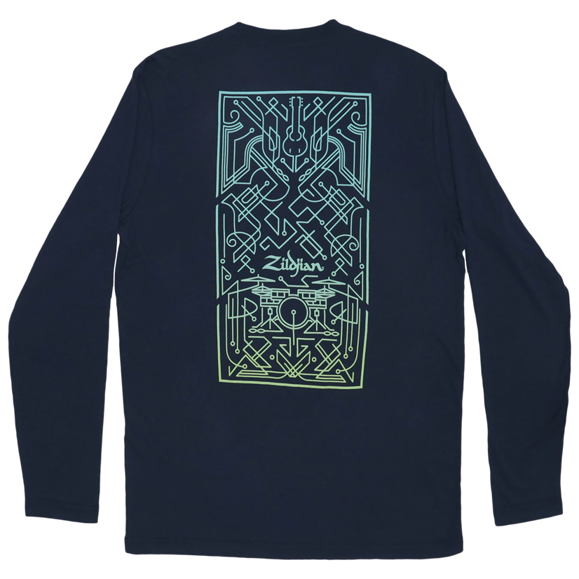 Zildjian Art Deco Long Sleeve Tee