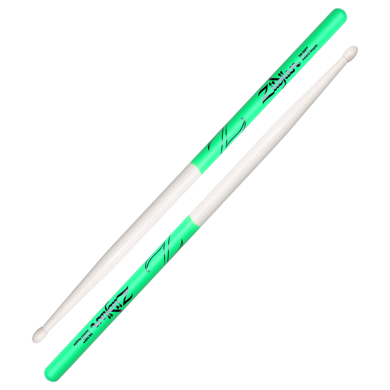 5B Maple Green DIP Drumsticks