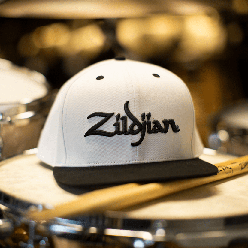 Zildjian White 6-Panel Snapback Hat Zildjian White 6-Panel Snapback Hat