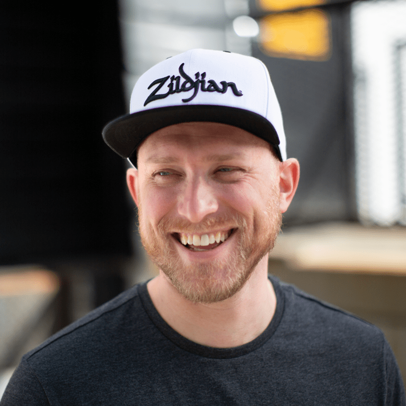 Zildjian White 6 Panel Snapback Hat