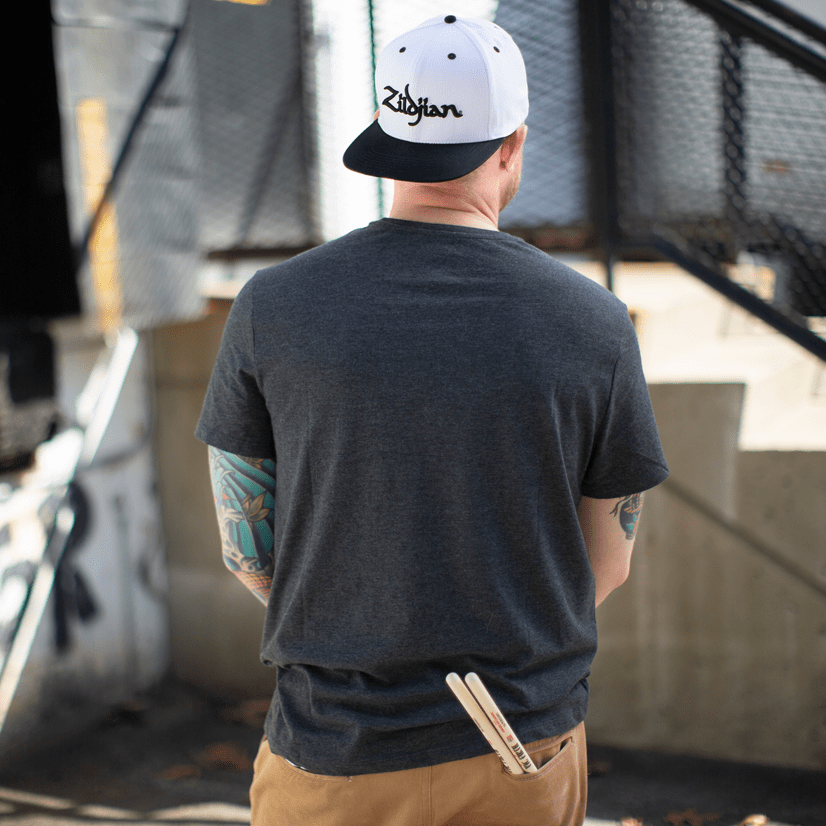 Zildjian White 6 Panel Snapback Hat