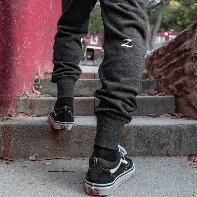 Grey fleece joggers hotsell