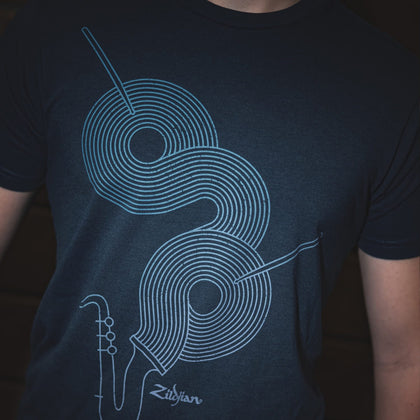 400th Anniversary Jazz Tee design closeup