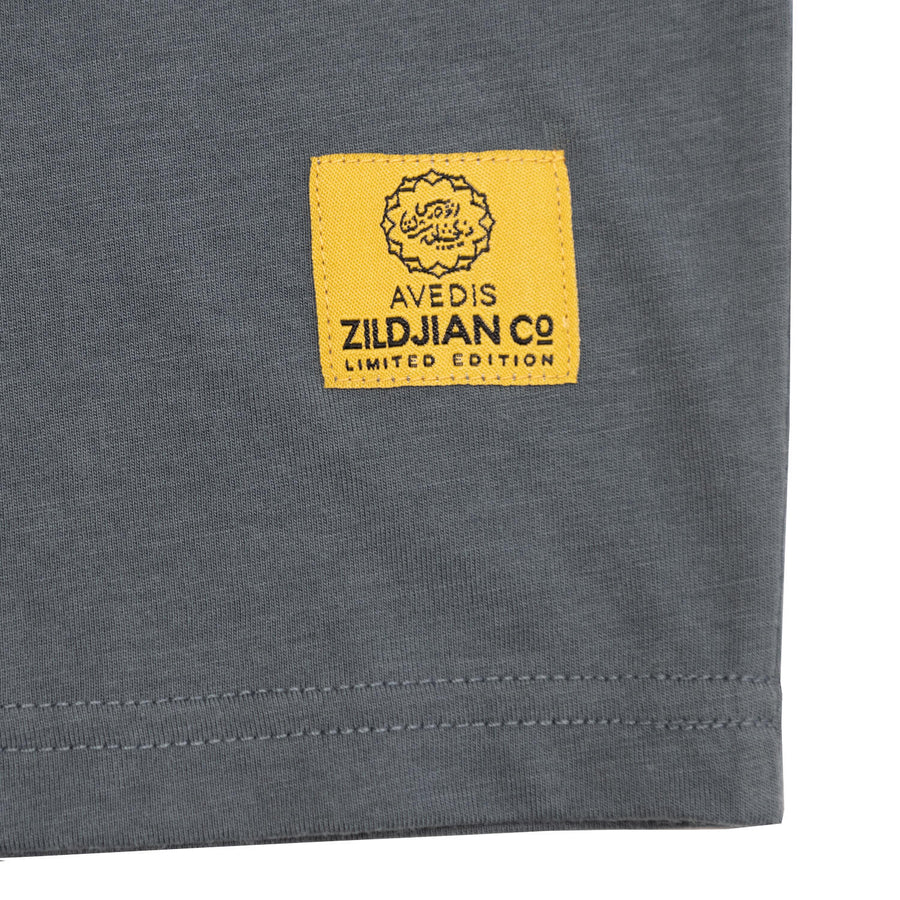Close up detail of Zildjian Limited Edition 400th Anniversary Classical Tee
