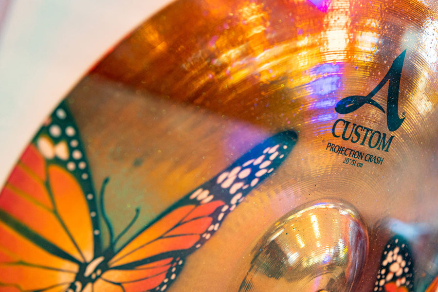 ZILDJIAN X RISK LTD ED ORIG CYMBAL ART