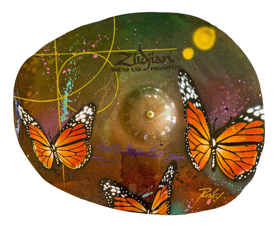 ZILDJIAN X RISK LTD ED ORIG CYMBAL ART