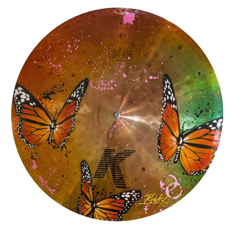 ZILDJIAN X RISK LTD ED ORIG CYMBAL ART