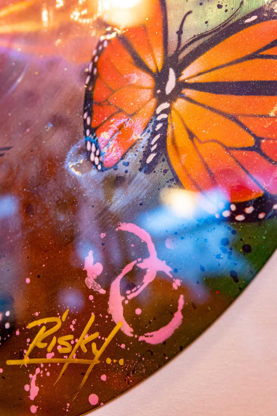 ZILDJIAN X RISK LTD ED ORIG CYMBAL ART