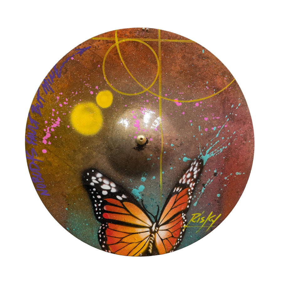 ZILDJIAN X RISK LTD ED ORIG CYMBAL ART